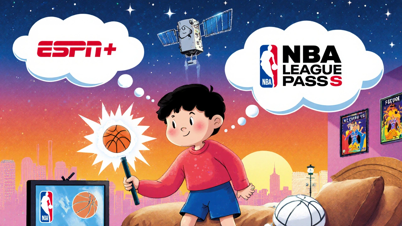 Bir çocuk, VPN değneğiyle New York&#039;tan Los Angeles&#039;a TV sinyalini taşıyor.