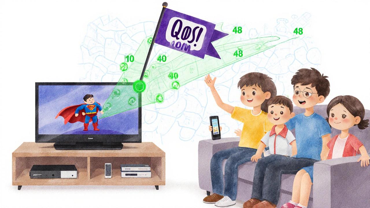 QoS etkinleştirildiğinde Roku, diğer cihazlardan önce veri alıyor.