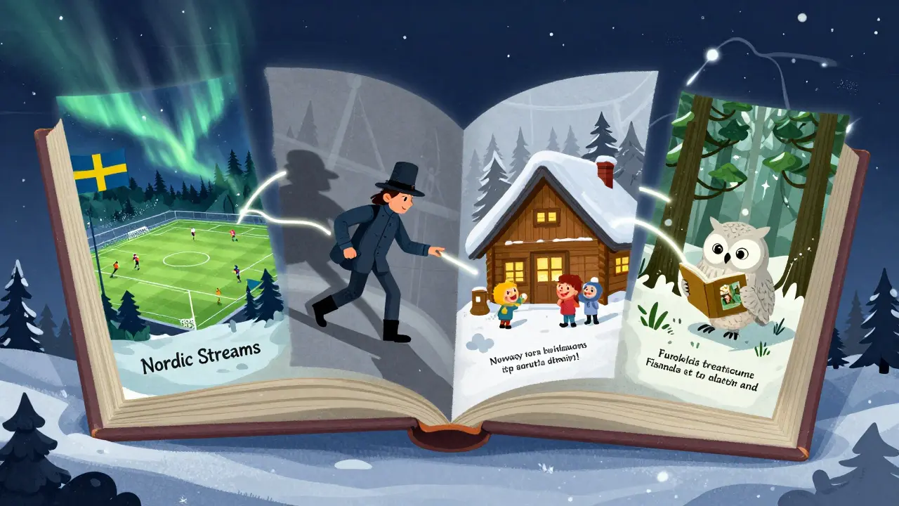 Bir Nordic akış kitabı, dört farklı kuzey Avrupa dünyasını gösteriyor.